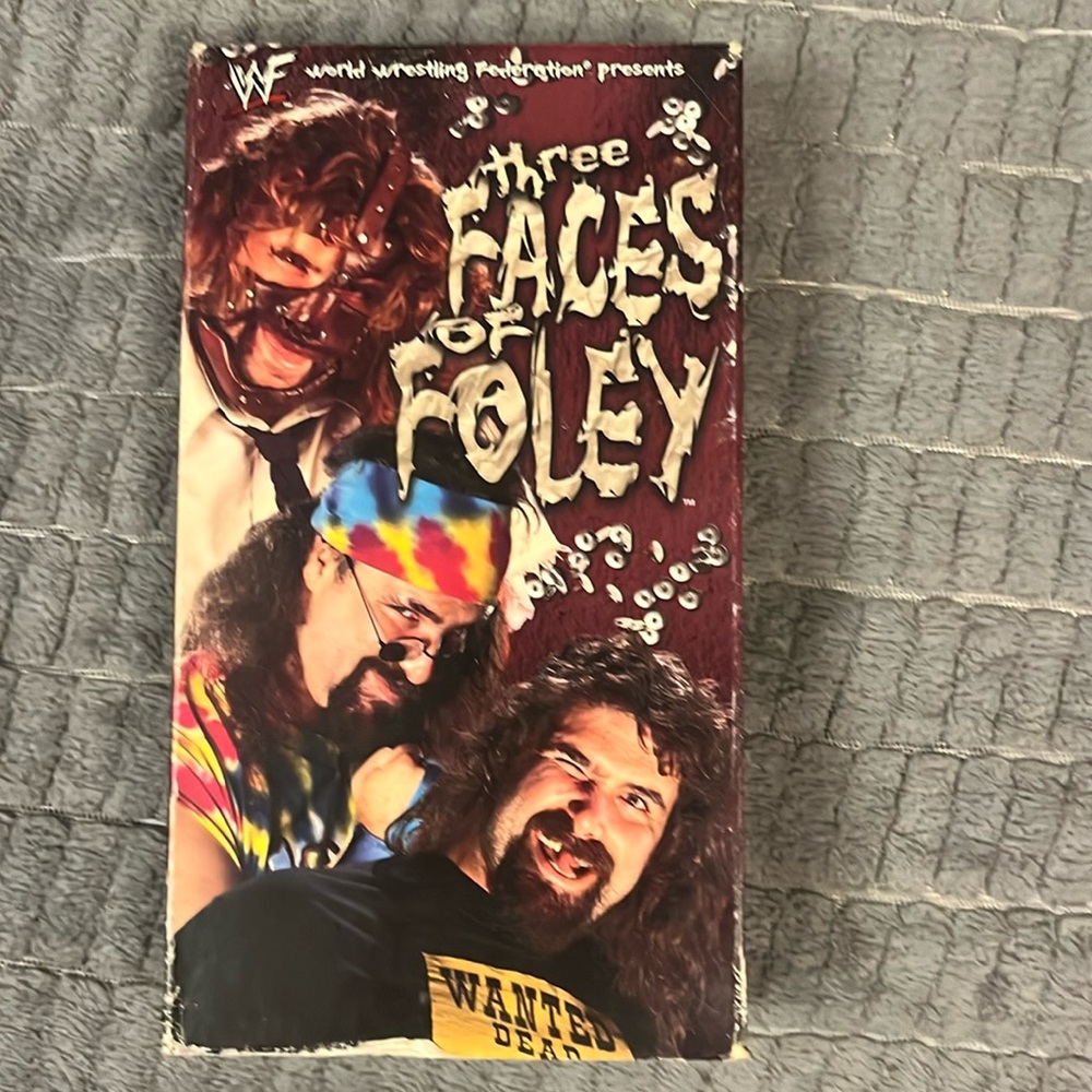 three FACES of FOLEY VHS WWF